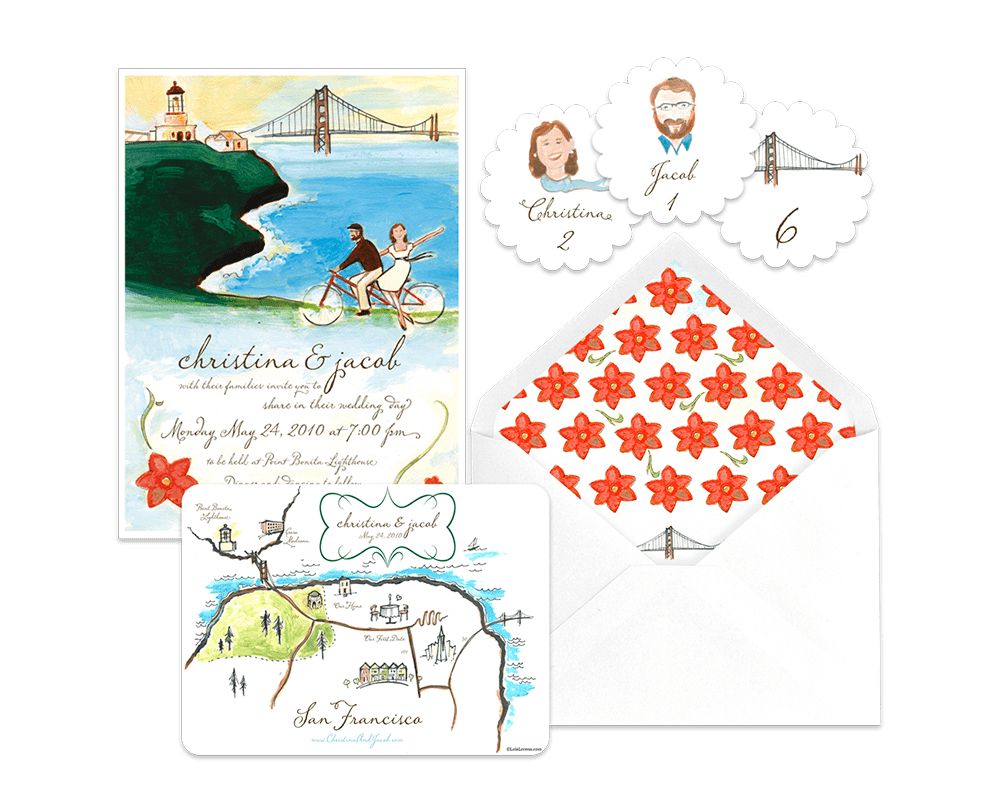 Ponta Bonita Lighthouse wedding featured on Snippet & Ink
